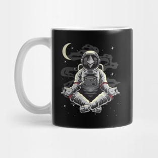 Astronaut Yoga Ethereum Crypto ETH Coin To The Moon Crypto Token Cryptocurrency Wallet Birthday Gift For Men Women Kids Mug